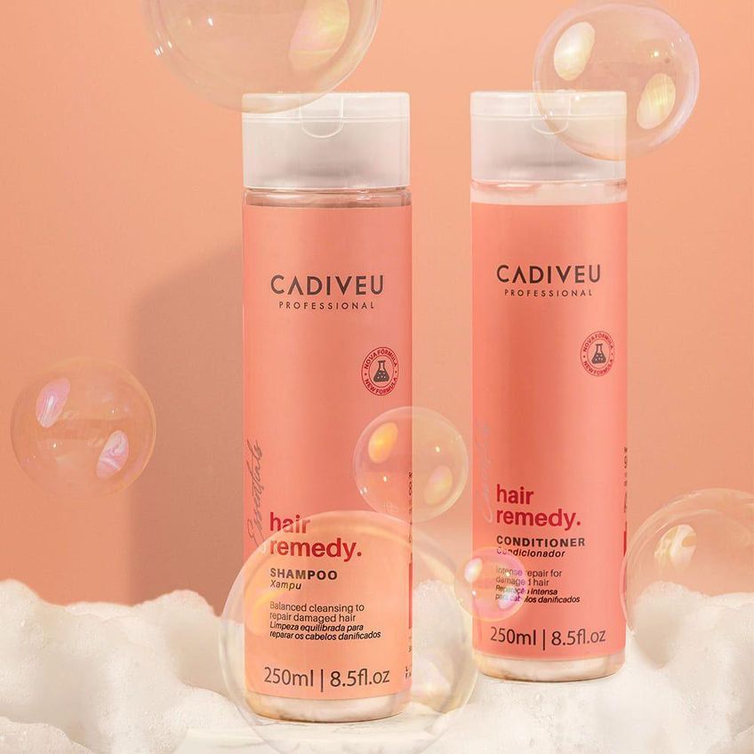 Kit De Tratamento Capilar Hair Remedy Duo E Final Style Shampoo 250ml Condicionador 250ml Cadiveu - imagem 4