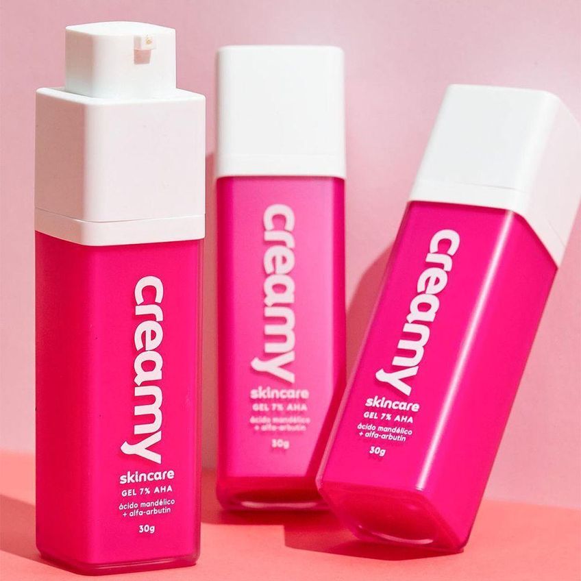 Kit Skincare Limpador Glicerinado Vitamina C Mandélico Limpeza Suave Hidratação Intensa Creamy - imagem 4
