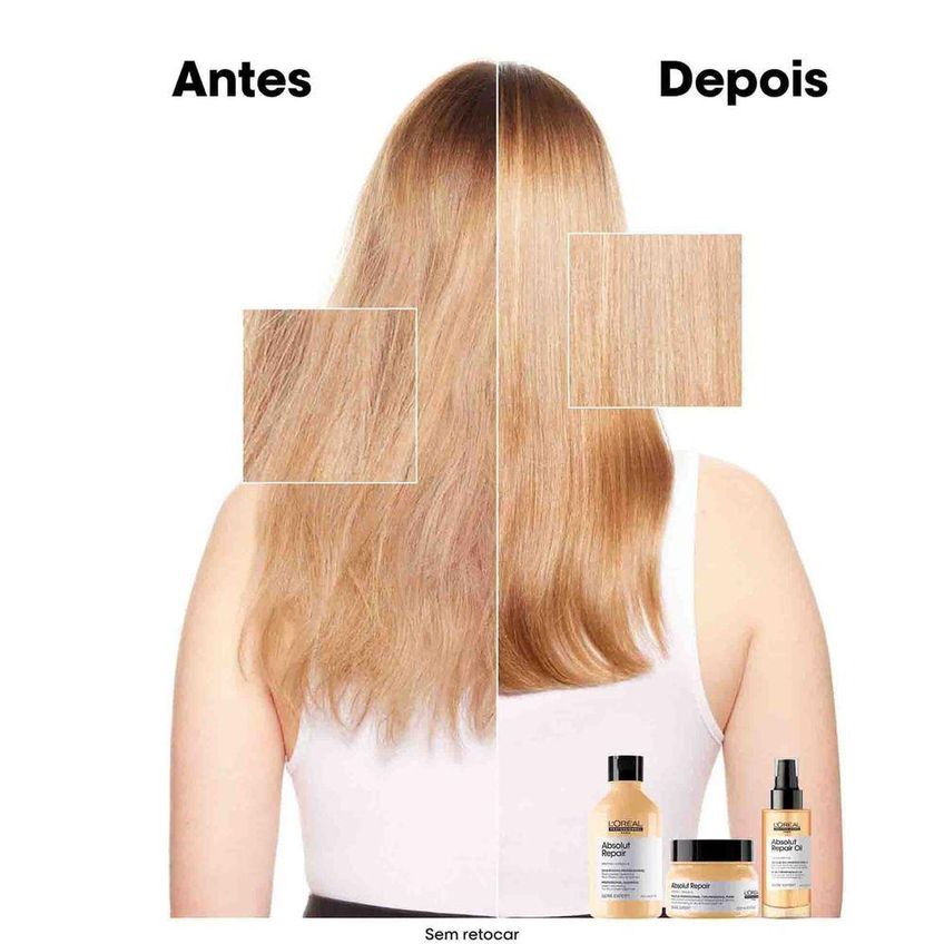 Máscara Capilar Serie Expert Absolut Repair Tratamento Intensivo Multicolorido L'Oréal Paris 250g - imagem 2