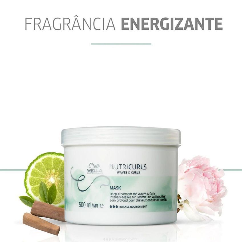 Kit Wella Professionals Nutricurls Máscara Extra 2 Unidades 500ml - imagem 4