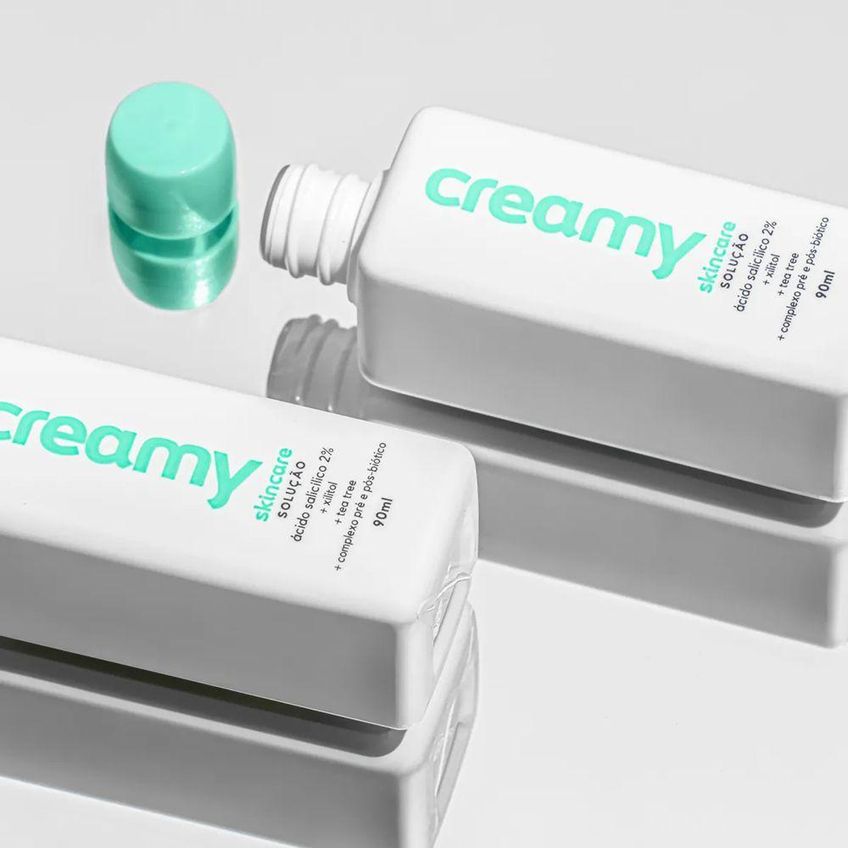 Kit Skincare Ácido Salicílico E Escova De Limpeza Facial 2 Em 1 Com Solução 90ml E Massagem - imagem 4