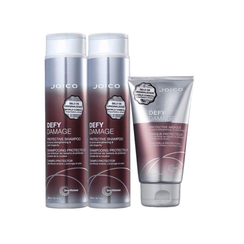 Kit De Tratamento Para Cabelos Defy Damage Protective Mask Extra Protege Contra Danos Multicolorido - imagem 2
