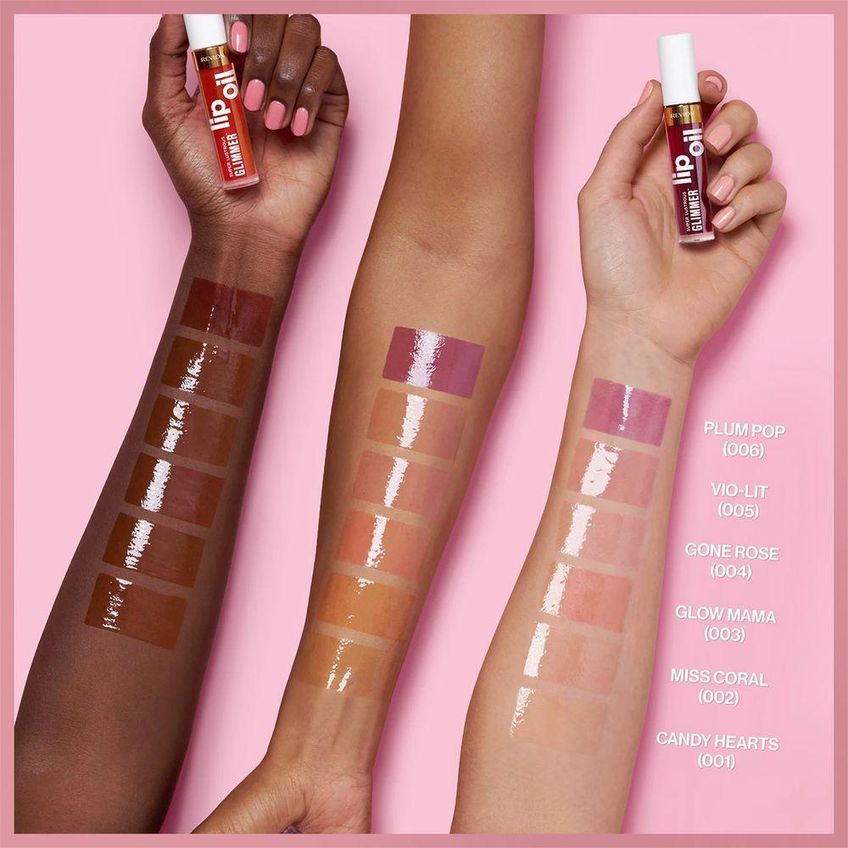 Lip Oil Super Lustrous Glimmer Glow Mama Hidratação E Brilho 3,8ml Revlon - imagem 4