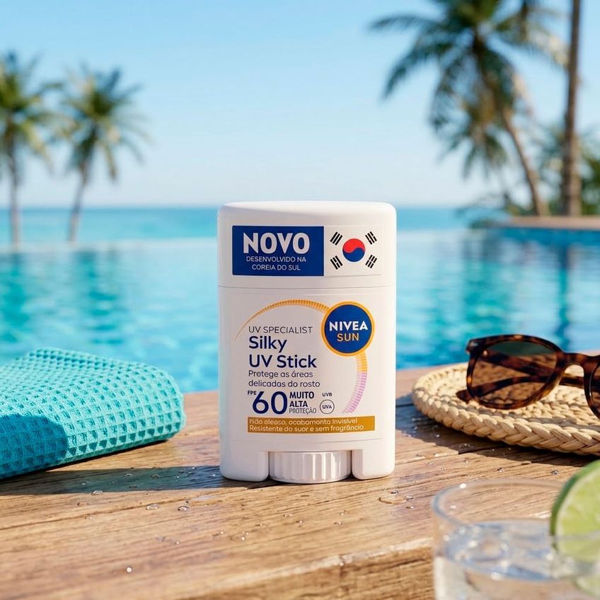 Protetor Solar Nivea Sun UV Specialist Silky UV Stick FPS 60 15g Nivea - imagem 3