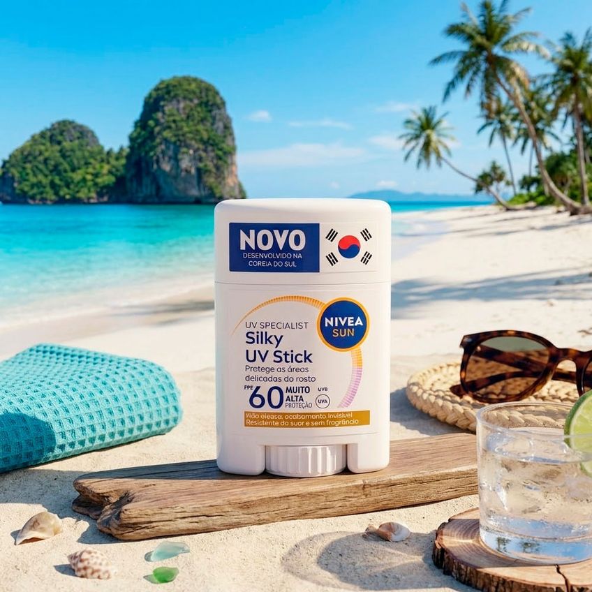 Protetor Solar Nivea Sun UV Specialist Silky UV Stick FPS 60 15g Nivea - imagem 4