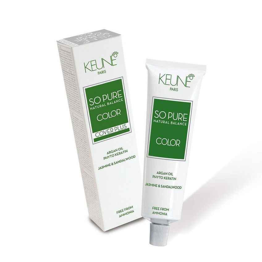 Coloração Em Creme So Pure Color 6.00 Cover Plus Cobertura Reforçada Multicolorido Keune - imagem 2