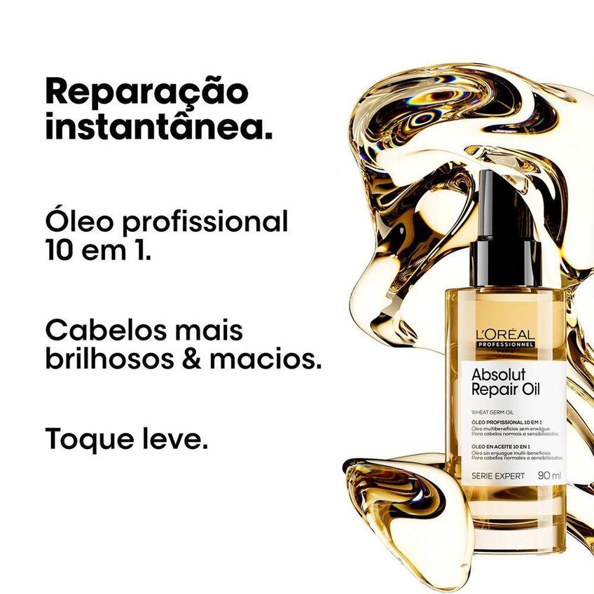 Kit De Tratamento Capilar Nutrioil Repair Duo Oil Hidratação E Controle Do Frizz L'oréal Paris - imagem 5
