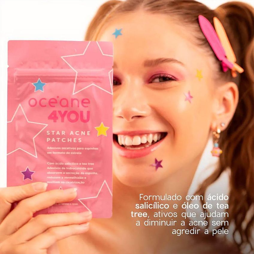 Adesivos Secativos Para Espinhas Star Acne Patches Oceane Tamanho Único - imagem 3