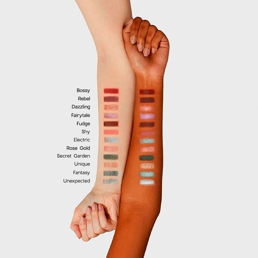 Paleta De Sombras Purple 12 Shades 12 Tons Luminosos 26,5g Oceane - imagem 3