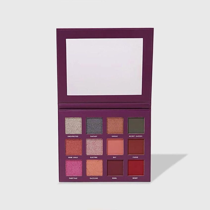 Paleta De Sombras Purple 12 Shades 12 Tons Luminosos 26,5g Oceane - imagem 5