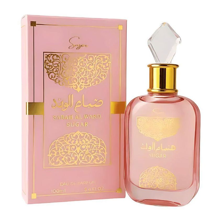 Perfume Sabah Al Ward Sugar Feminino Eau De Parfum 100ml Al Wataniah - imagem 3