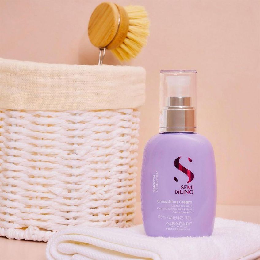 Leave-in Alfaparf Semi Di Lino Smooth Disciplina Intensa 125ml - imagem 3