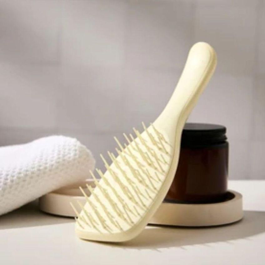 Escova Desembaraçadora The Ultimate Detangler Extra Gentle Desembaraço Ultra-suave Amarelo Tangle - imagem 5