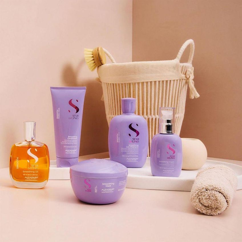 Leave-in Alfaparf Semi Di Lino Smooth Disciplina Intensa 125ml - imagem 4