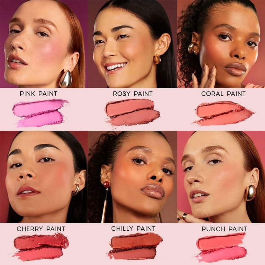 Blush Duo 2 Em 1 Chilly Paint 2 Em 1 Terracota Oceane 10,2g - imagem 2