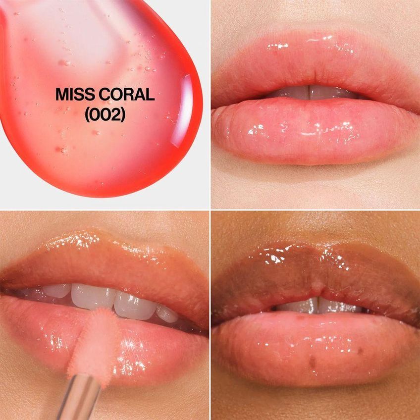 Lip Oil Super Lustrous Glimmer Miss Coral Hidratação Intensa Brilho Radiante Revlon 3,8ml - imagem 3