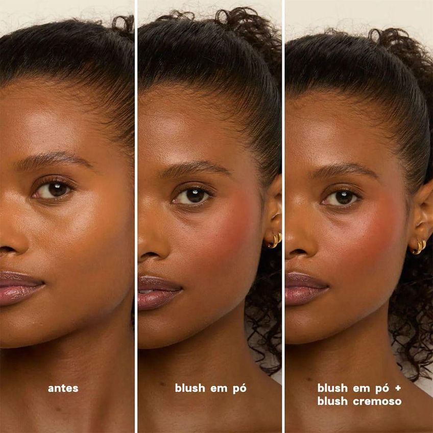Blush Duo 2 Em 1 Chilly Paint 2 Em 1 Terracota Oceane 10,2g - imagem 3