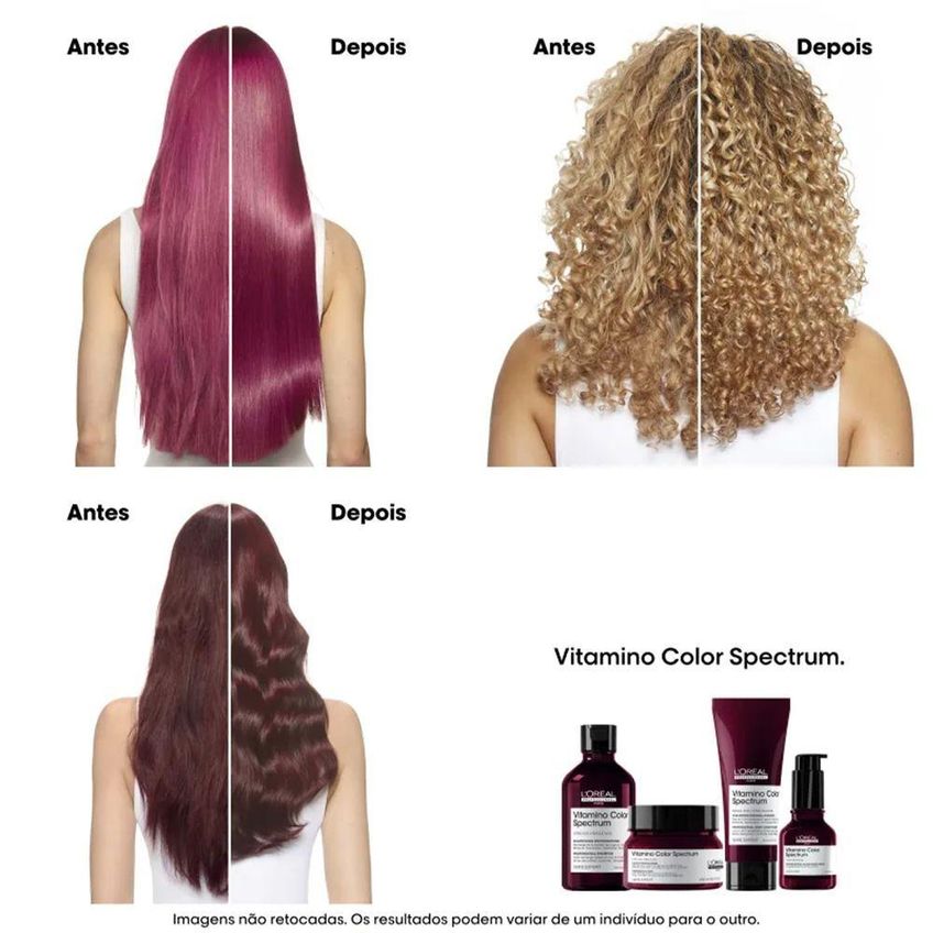 Kit De Tratamento Capilar Vitamino Color Spectrum Hair Care Total Proteção Prolongada Da Cor L'Oréal - imagem 3