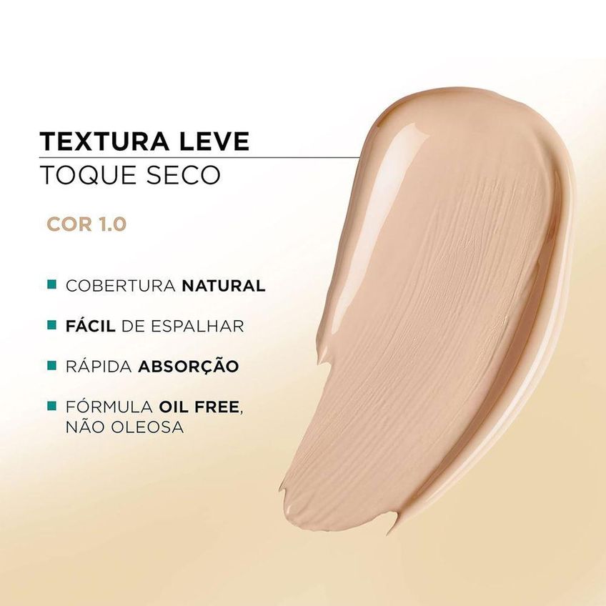 Protetor Facial Solar Expertise Antioleosidade FPS60 Bege L'Oréal Paris 40g - imagem 3