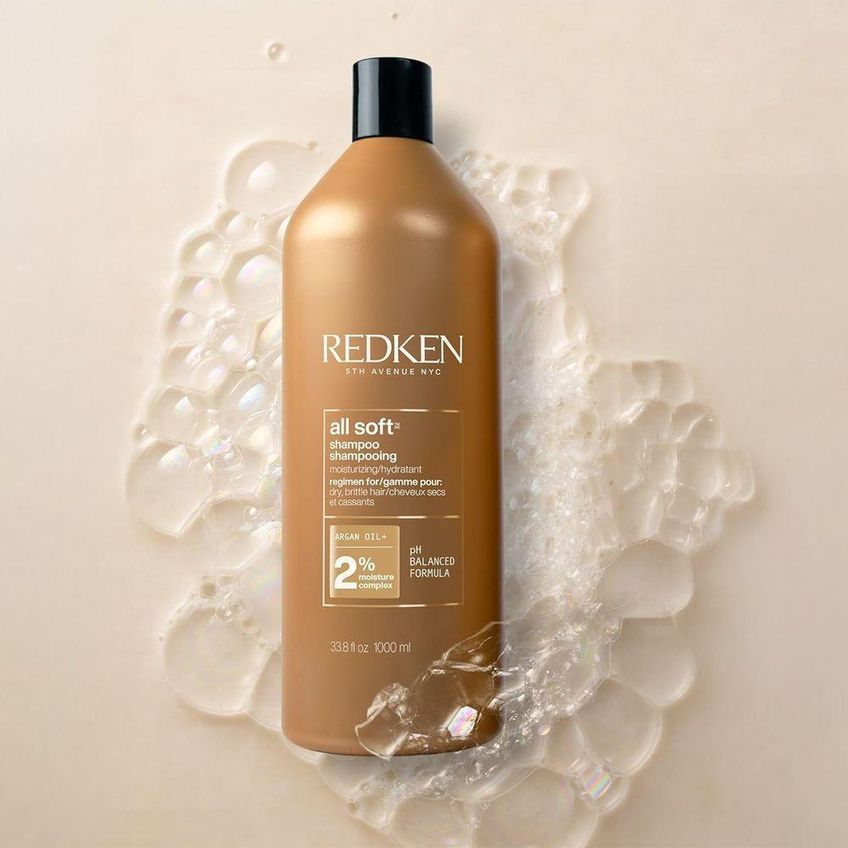 Kit De Tratamento Capilar All Soft Salon Total Leave-in Hidratação Profunda Antifrizz Redken - imagem 3