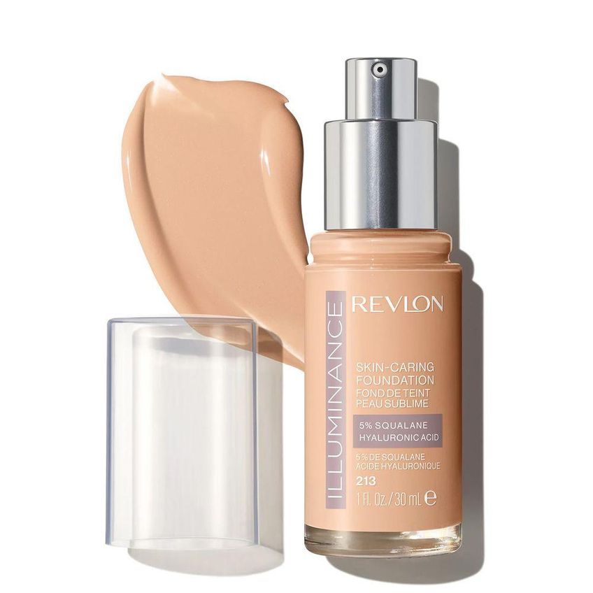 Base Líquida Illuminance Skin Caring Light Natural 213 30ml Com Acabamento Luminoso Revlon - imagem 5