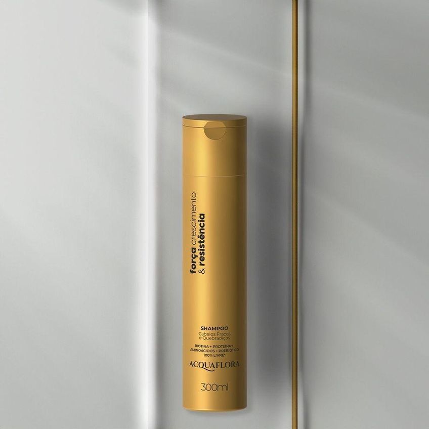 Shampoo Acquaflora Força Crescimento E Resistência 300ml - imagem 3