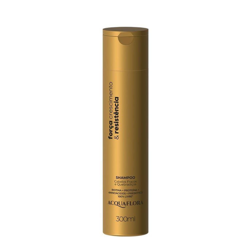 Shampoo Acquaflora Força Crescimento E Resistência 300ml - imagem 4