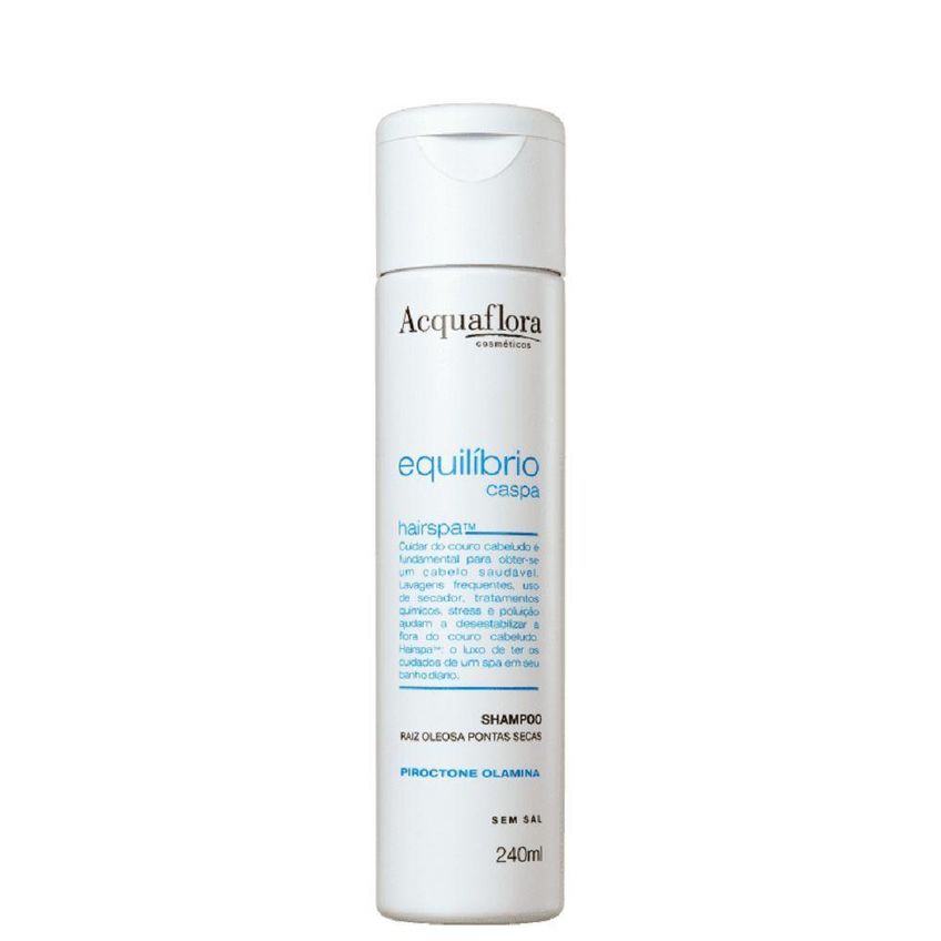 Shampoo Anticaspa Equilíbrio Caspa Raiz Oleosa E Pontas Secas 240ml Acquaflora - imagem 4