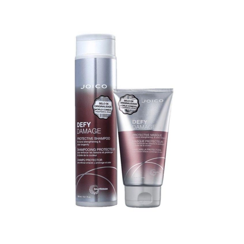 Kit Shampoo E Máscara Defy Damage Proteção Diária Tratamento Intensivo Multicolorido Joico - imagem 2