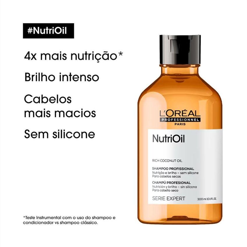 Kit De Tratamento Capilar Nutrioil Repair Duo Oil 30 Nutrição E Brilho Imediato L'Oréal Paris - imagem 2
