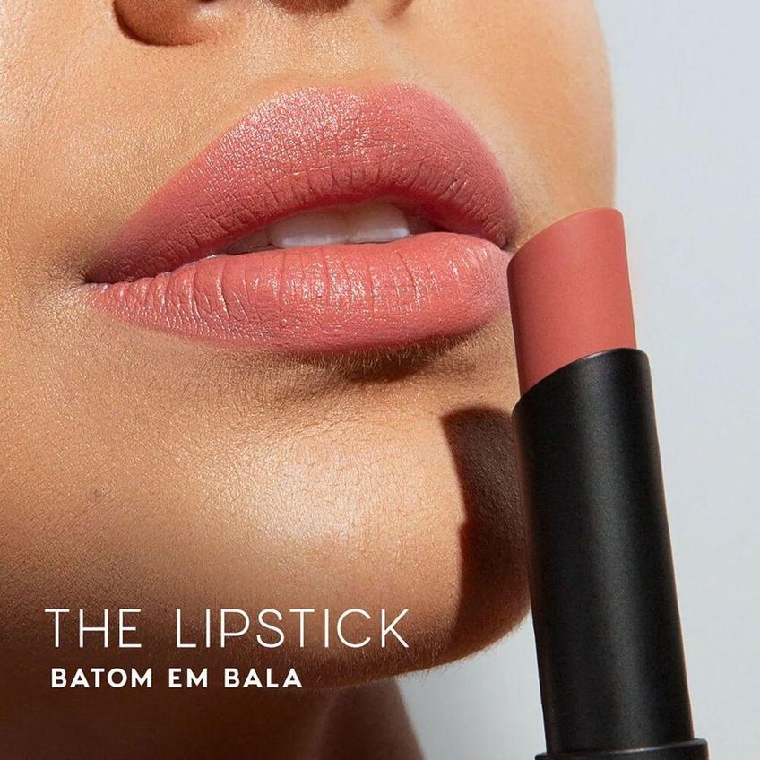 Batom Cremoso Edition Nude Pink Acabamento Semi Matte Rosa Oceane 3,2g - imagem 3
