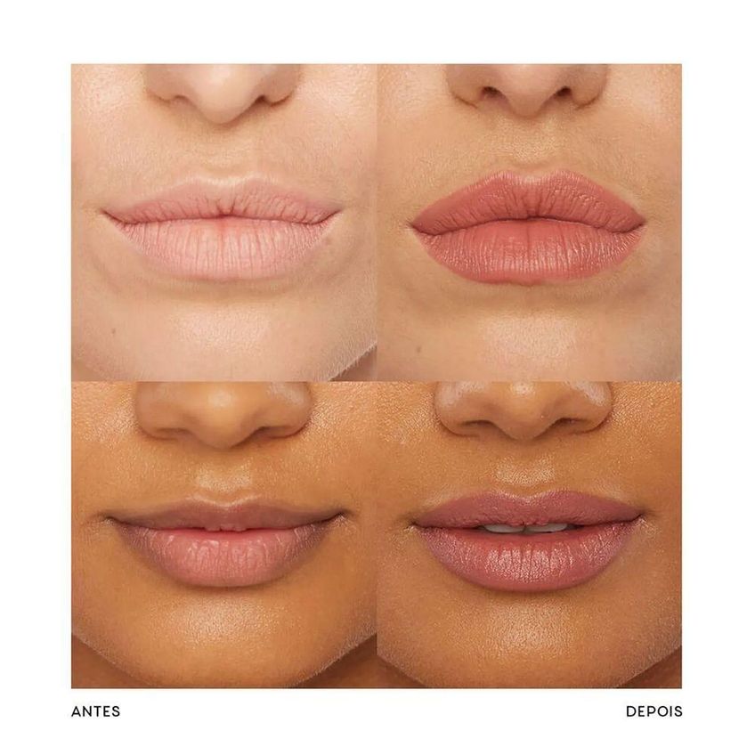 Batom Cremoso Edition Nude Pink Acabamento Semi Matte Rosa Oceane 3,2g - imagem 4
