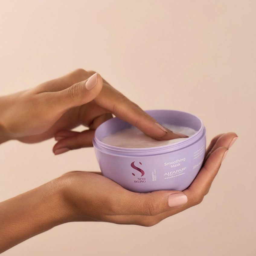 Kit De Tratamento Capilar Semi Di Lino Smooth E Sublime Com Shampoo E Máscara E Óleo Finalizador - imagem 3
