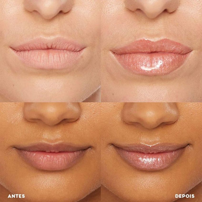 Brilho Labial Glossy Me Glazed Transparente Mini 1g Oceane - imagem 3