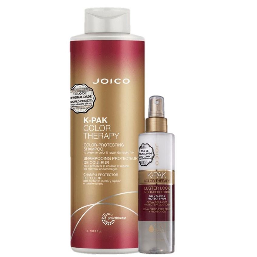 Kit De Tratamento Capilar K-pak Color Therapy Combate Ao Frizz Cuidado Para Cabelos Coloridos Joico - imagem 4