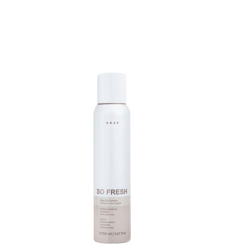 Shampoo A Seco So Fresh Limpa Higieniza Protege E Hidrata Multicolorido Braé 150ml - imagem 3