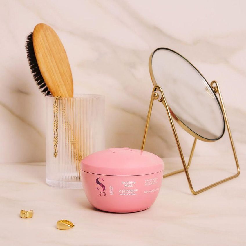 Kit De Tratamento Capilar Semi Di Lino Moisture Nutritive Nutrição E Hidratação Shampoo E Máscara - imagem 4