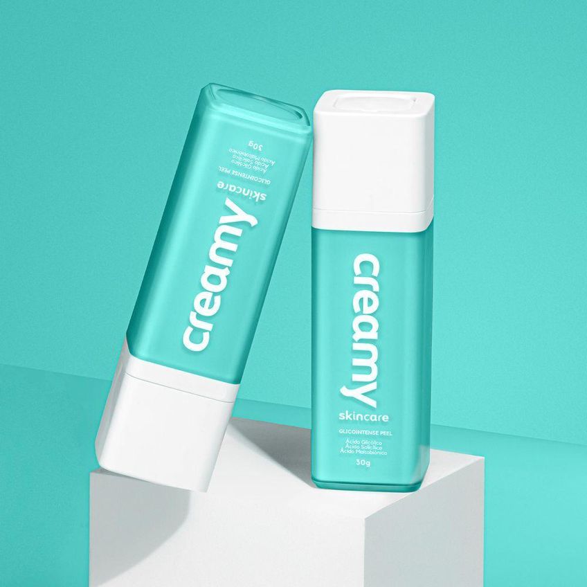 Kit Creamy Limpador Glicerinado 200ml E Glicointense Peel 30g - imagem 5