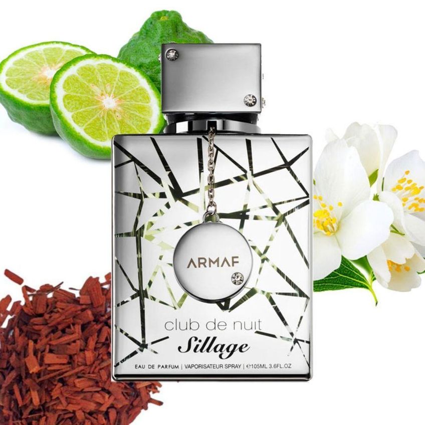 Perfume Armaf Club De Nuit Sillage Eau De Parfum Masculino Amadeirado Floral Almiscarado 105ml - imagem 2