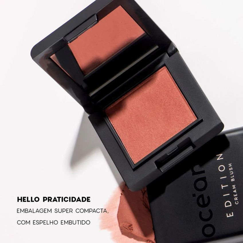 Kit De Maquiagem Edition Mini Blush Caramel E Iluminador Bronze Caramelo Oceane 2g E 6g - imagem 4