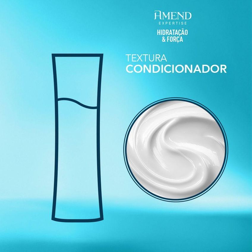Condicionador Expertise Hidratação & Força Desembaraço Fácil 250ml - imagem 3