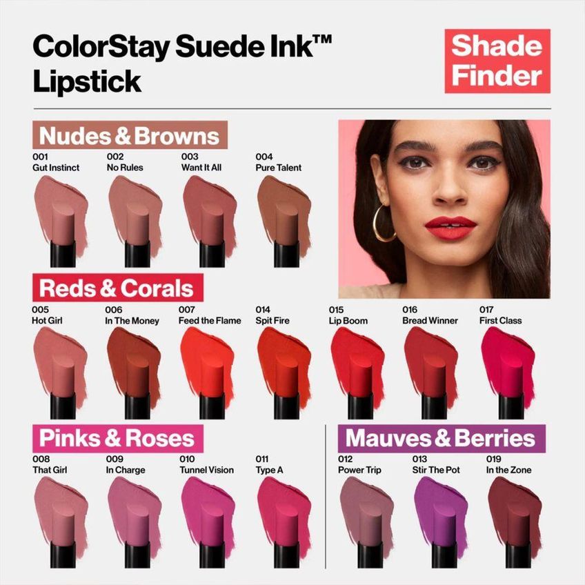 Batom Revlon Colorstay Suede Ink Matte Hot Girl 2,55g - imagem 3