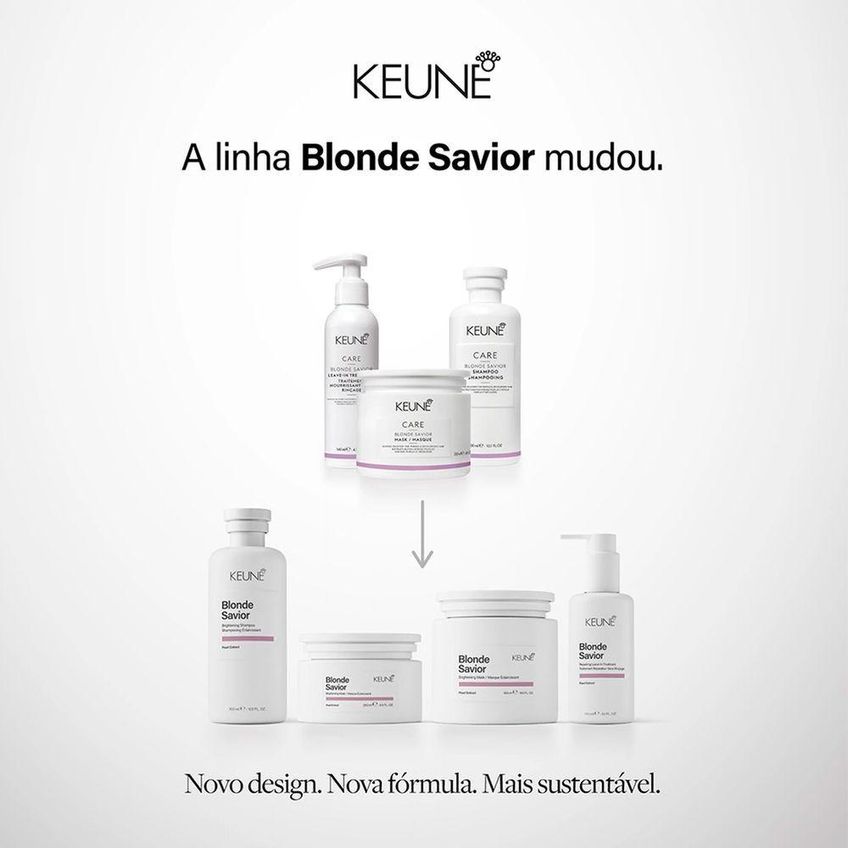 Máscara Capilar Blonde Savior Hidratação Reparadora 500ml Keune - imagem 4