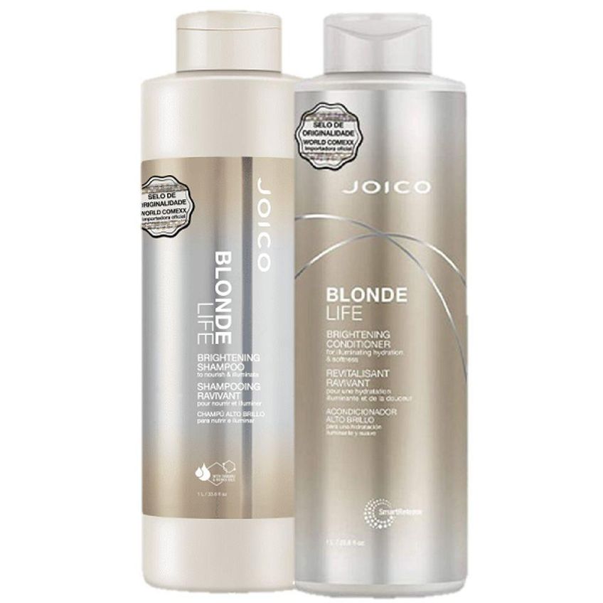 Kit De Tratamento Para Loiros Blonde Life Brightening Duo Ilumina E Mantém A Cor Multicolorido Joico - imagem 3