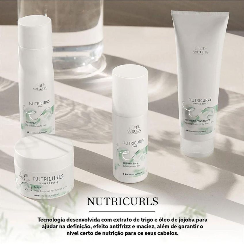 Máscara De Tratamento Capilar Nutricurls Nutrição Multicolorido Wella - imagem 3