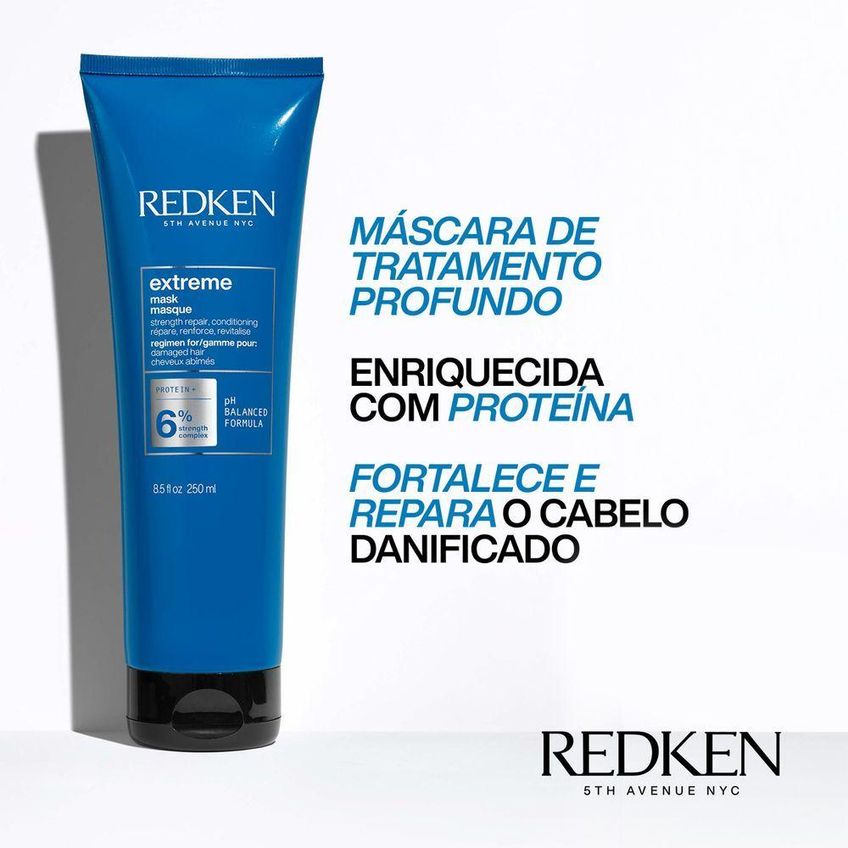 Máscara Redken Extreme Fortalecedora 15x Mais 250ml - imagem 2
