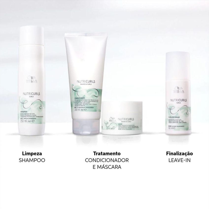 Máscara De Tratamento Capilar Nutricurls Nutrição Multicolorido Wella - imagem 5