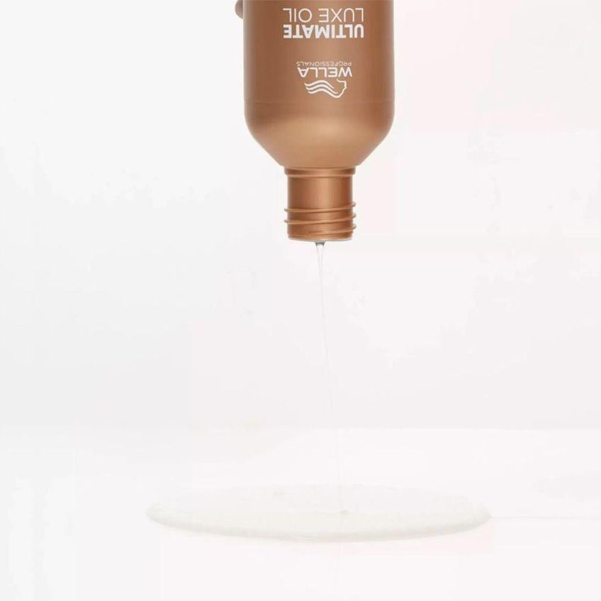 Kit Shampoo Ultimate Luxe Oil Limpeza Eficiente Com Maciez 2x 1l Wella - imagem 2
