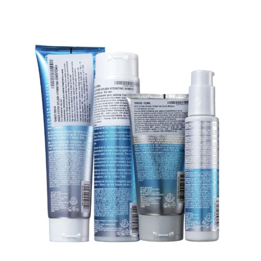 Kit De Tratamento Capilar Hydra Splash Smart Release Hidratação 24 Horas Multicolorido Joico Shampoo - imagem 2
