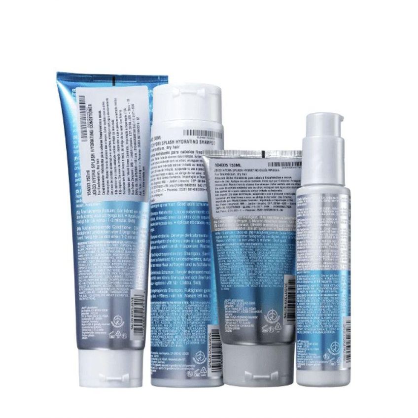 Kit De Tratamento Capilar Hydra Splash Smart Release Hidratação 24 Horas Multicolorido Joico Shampoo - imagem 4